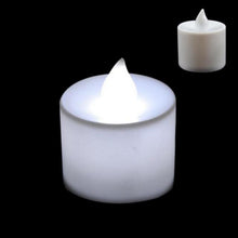 Load image into Gallery viewer, Flameless LED Tea Lights Candles Battery Powered Colorful Flickering Pillar Flickering Bright Tea lights Battery Operated/Powered Flameless Candles White Base Candles Tea light Romantic party Home Decor