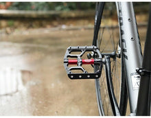 Load image into Gallery viewer, Flat Bike Pedals Road 3 Sealed Bearings Bicycle Pedals Mountain Bike Pedals Wide Platform Accessories Mountain Bike Pedals Aluminum Bicycle Flat Platform Pedals Lightweight Non-Slip Sealed Bearing For Road Mountain