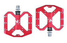 Load image into Gallery viewer, Flat Foot Ultralight Mountain Bike Pedals CNC Aluminum Alloy Sealed 3 Bearing Anti-slip Bicycle Pedals Bicycle Bike Pedals CNC Machined Platform Pedal 3 Sealed Bearings Bicycle Pedal For Adult And Youth With Non-Slip
