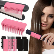 Load image into Gallery viewer, Flat Iron Comb, ABS Plastic Handle Hair Straightener Comb Attachment
