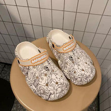 Load image into Gallery viewer, Flat Slippers For Women Summer Slipper Cute Sandals Casual Shoes Hollow Out Mesh Sandal Clogs Sandals Quick Drying Slippers Walking Lightweight Rain Beach Summer Pool Water Shoes Breathable Footwear