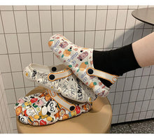 Load image into Gallery viewer, Flat Slippers For Women Summer Slipper Cute Sandals Casual Shoes Hollow Out Mesh Sandal Clogs Sandals Quick Drying Slippers Walking Lightweight Rain Beach Summer Pool Water Shoes Breathable Footwear