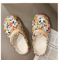 Load image into Gallery viewer, Flat Slippers For Women Summer Slipper Cute Sandals Casual Shoes Hollow Out Mesh Sandal Clogs Sandals Quick Drying Slippers Walking Lightweight Rain Beach Summer Pool Water Shoes Breathable Footwear