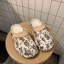 Load image into Gallery viewer, Flat Slippers For Women Summer Slipper Cute Sandals Casual Shoes Hollow Out Mesh Sandal Clogs Sandals Quick Drying Slippers Walking Lightweight Rain Beach Summer Pool Water Shoes Breathable Footwear