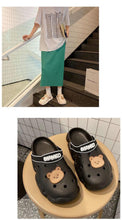 Load image into Gallery viewer, Flat Slippers For Women Summer Slipper Cute Sandals Casual Shoes Hollow Out Mesh Sandal Clogs Sandals Quick Drying Slippers Walking Lightweight Rain Beach Summer Pool Water Shoes Breathable Footwear