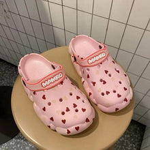 Load image into Gallery viewer, Flat Slippers For Women Summer Slipper Cute Sandals Casual Shoes Hollow Out Mesh Sandal Clogs Sandals Quick Drying Slippers Walking Lightweight Rain Beach Summer Pool Water Shoes Breathable Footwear