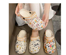 Load image into Gallery viewer, Flat Slippers For Women Summer Slipper Cute Sandals Casual Shoes Hollow Out Mesh Sandal Clogs Sandals Quick Drying Slippers Walking Lightweight Rain Beach Summer Pool Water Shoes Breathable Footwear