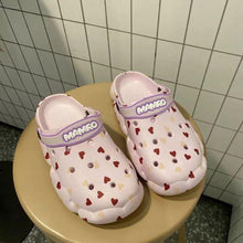 Load image into Gallery viewer, Flat Slippers For Women Summer Slipper Cute Sandals Casual Shoes Hollow Out Mesh Sandal Clogs Sandals Quick Drying Slippers Walking Lightweight Rain Beach Summer Pool Water Shoes Breathable Footwear