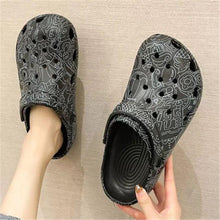 Load image into Gallery viewer, Flat Slippers For Women Summer Slipper Cute Sandals Casual Shoes Hollow Out Mesh Sandal Clogs Sandals Quick Drying Slippers Walking Lightweight Rain Beach Summer Pool Water Shoes Breathable Footwear