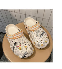 Load image into Gallery viewer, Flat Slippers For Women Summer Slipper Cute Sandals Casual Shoes Hollow Out Mesh Sandal Clogs Sandals Quick Drying Slippers Walking Lightweight Rain Beach Summer Pool Water Shoes Breathable Footwear