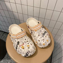 Load image into Gallery viewer, Flat Slippers For Women Summer Slipper Cute Sandals Casual Shoes Hollow Out Mesh Sandal Clogs Sandals Quick Drying Slippers Walking Lightweight Rain Beach Summer Pool Water Shoes Breathable Footwear