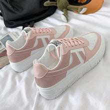 Load image into Gallery viewer, Flats Women's Sneakers Casual Breathable Female Lace Up Woman Comfort Walking Shoes White Women Breathable Sneakers Casual Sports Flat Low Top Sneaker Lace-up Classic Design