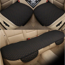 Load image into Gallery viewer, Flax Car Seat Cover Front Rear Linen Fabric Cushion Breathable Protector Mat Pad Universal Auto Interior Styling Truck Car Seat Cushion Breathable Comfort Universal for Most Vehicles Automotive Interior Seat Protector Without Binding Pad Linen Mat Car In