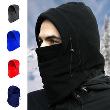 Load image into Gallery viewer, Fleece Plush Balaclava Winter Women Waterproof Mask Snood Scarf Beanie Hat Outdoor Hiking Head Hood Neck Warmer Bonnets Fashion Balaclava Shawl Women Winter Hat Soft Knitted Hooded Neck Collar Cap Beanie Hat Warm Scarf Unisex Bonnet Hooded Scarf Hat
