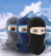 Load image into Gallery viewer, Fleece Winter Warmer Thermal Windproof Balaclava Cold Weather Hat Helmet Liner Full Face Caps Men Women Cap Beanies Balaclava Shawl Women Winter Hat Soft Knitted Hooded Neck Collar Cap Beanie Hat Warm Scarf Unisex Bonnet Hooded Scarf Hat