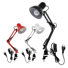Load image into Gallery viewer, Flexible Led Desk Lamp Home Office Modern Table Lamp Metal Architect Adjustable Folding Reading Light Decorative Table Lamp Cute Study Lamps for Bedroom Décor
