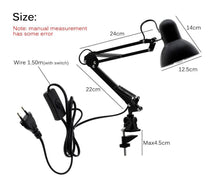 Load image into Gallery viewer, Flexible Led Desk Lamp Home Office Modern Table Lamp Metal Architect Adjustable Folding Reading Light Decorative Table Lamp Cute Study Lamps for Bedroom Décor