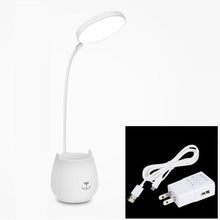 Load image into Gallery viewer, Flexible Led Table Lamps with Usb Touch Dimmable LED Stand Desk Light Reading Lamp Modern Flexible Study Lamp with Pen Holder Decorative Table Lamp Cute Study Lamps for Bedroom Décor