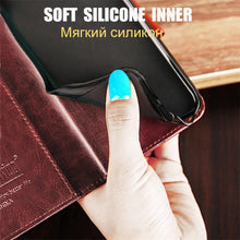 Load image into Gallery viewer, Flip Wallet Leather Case for Xiaomi Redmi Note 10 Pro Max 11 9 8 7 6 5 Redmi 9 9A 9C 9T 10C 8 8T 8A 7A 6A 5A 5 Plus Case Cover PU Leather Case with Holder Card Slots & Wallet Case