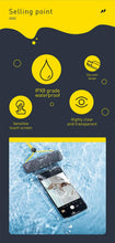 Load image into Gallery viewer, Floating Swimming Phone Bag Waterproof Mobile Phone Pouch Cell Phone Case For Swimming Diving Surfing Beach Use Waterproof Phone Cases for Swimming Boating 7.2Inch