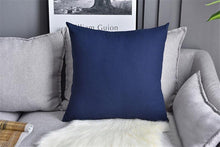 Load image into Gallery viewer, Floral Embroidered Throw Pillow Covers Cotton Pillowcase Sofa Couch For Home Decor Embroidery Throw Pillow Covers Square Cushion Case Modern Cushion Cover Square Pillowcase Decoration for Sofa Bed Chair Car 50x50cm