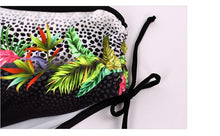 Load image into Gallery viewer, Floral High-Waist Bikini Sets Push Up Swimsuit Summer Two Pieces Swimwear Women Plus Size Two 2 Piece Bikini Sets Push Up Swimsuit Separates Tops Bottoms Swimwear Bathing Suit Women Plus Size Bathing Suits