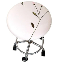 Load image into Gallery viewer, Floral Printed Round Chair Cover Bar Stool Elastic Seat Cover Home Chair Slipcover Anti-dirty Case Removable Chair Protector Stretch Round Bar Stool Covers Washable Stool Cushion Slipcover Elastic Bar Chair Covers