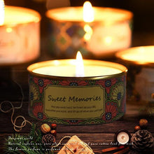 Load image into Gallery viewer, Floral Scented Smokeless Candle Tin Can Perfume Scented Candles for Home Relaxing Stress Relief Aromatherapy Natural Soy Wax And Fragrance Handmade Scented Candle Natural Soy Wax Home Cristmas Decoration