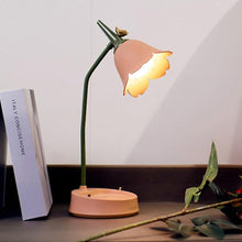 Load image into Gallery viewer, Flower LED Desk Lamp Student Bedroom Night Lamp Lighting Touch Reading Bedside Lamp Eye Protection Night Lights Table Lamp Light Cute Study Lamps for Bedroom Décor