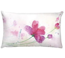 Load image into Gallery viewer, Flowers Birds Green Plants Printed Waist Pillowcase Home Pillow Decoration Tropical Green Texture Exotic Flower Cotton Linen Outdoor Pillow Cases Sofa Bed Throw Pillow 50x30CM