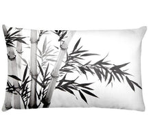 Load image into Gallery viewer, Flowers Birds Green Plants Printed Waist Pillowcase Home Pillow Decoration Tropical Green Texture Exotic Flower Cotton Linen Outdoor Pillow Cases Sofa Bed Throw Pillow 50x30CM