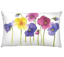 Load image into Gallery viewer, Flowers Birds Green Plants Printed Waist Pillowcase Home Pillow Decoration Tropical Green Texture Exotic Flower Cotton Linen Outdoor Pillow Cases Sofa Bed Throw Pillow 50x30CM