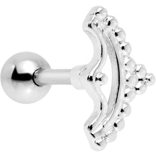 Load image into Gallery viewer, 16G 1/4 Crescent Bow Cartilage Tragus Earring