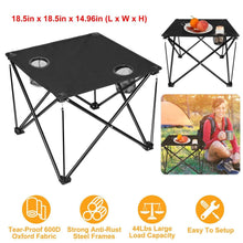 Load image into Gallery viewer, Foldable Camping Table Portable Travel Desk