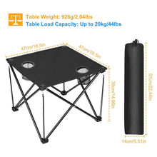 Load image into Gallery viewer, Foldable Camping Table Portable Travel Desk