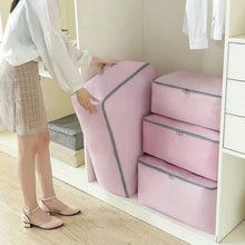 Load image into Gallery viewer, Foldable Clothes Quilt Storage Bag Portable Luggage