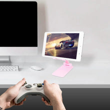 Load image into Gallery viewer, Foldable Desktop Phone Stand Angle Height Adjustable Holder