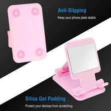 Load image into Gallery viewer, Foldable Desktop Phone Stand Angle Height Adjustable Holder