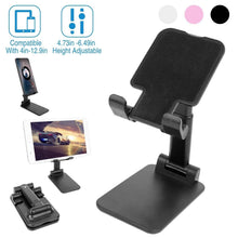 Load image into Gallery viewer, Foldable Desktop Phone Stand Angle Height Adjustable Holder