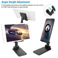 Load image into Gallery viewer, Foldable Desktop Phone Stand Angle Height Adjustable Holder