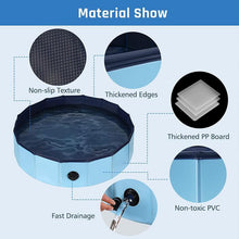Load image into Gallery viewer, Foldable Dog Pool Foldable PVC Dog Pet Bath Swimming Tub Play Cooling Mat Swimming Pool For Large Medium Dogs Cats Accessories Foldable Dog Pool PVC Pet Swimming Pool Dog Paddling Swimming Bathing Tub