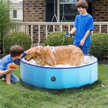 Load image into Gallery viewer, Foldable Dog Pool Foldable PVC Dog Pet Bath Swimming Tub Play Cooling Mat Swimming Pool For Large Medium Dogs Cats Accessories Foldable Dog Pool PVC Pet Swimming Pool Dog Paddling Swimming Bathing Tub