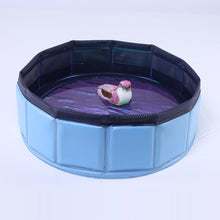 Load image into Gallery viewer, Foldable Dog Swimming Pool Pet Bath Swimming Tub Bathtub Outdoor Pet Swimming Pool Collapsible Bathing Pool for Dogs Cats Kids PVC Collapsible Pool for Small Dogs Cats