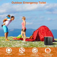 Load image into Gallery viewer, Foldable Emergency Toilet Portable Porta Potty