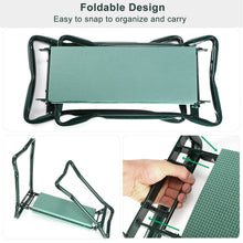 Load image into Gallery viewer, Foldable Garden Kneeler Seat with Kneeling Soft Cushion Pad