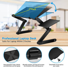 Load image into Gallery viewer, Foldable Laptop Table Bed Notebook Desk with Mouse Board