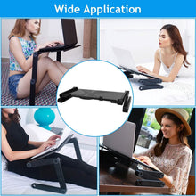 Load image into Gallery viewer, Foldable Laptop Table Bed Notebook Desk with Mouse Board