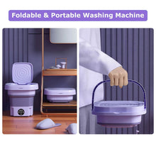 Load image into Gallery viewer, Foldable Laundry Machine with Detachable Drain Basket