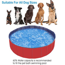 Load image into Gallery viewer, Foldable Pet Swimming Pool PVC