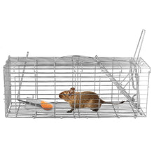 Load image into Gallery viewer, Foldable Rat Trap Cage Humane Live Rodent Trap Cage
